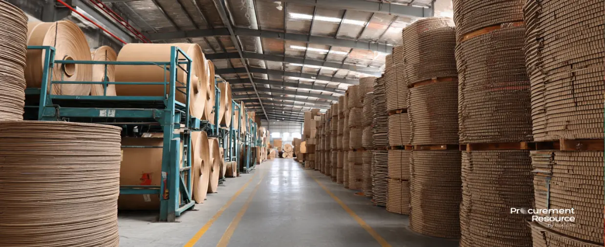 Corrugated paper prices have been witnessing