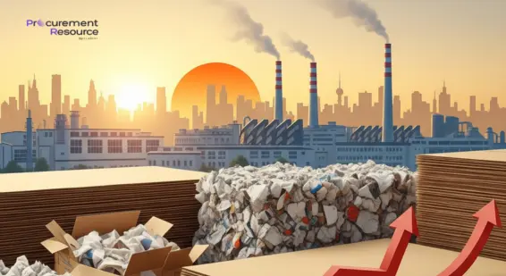 Corrugated paper prices in China