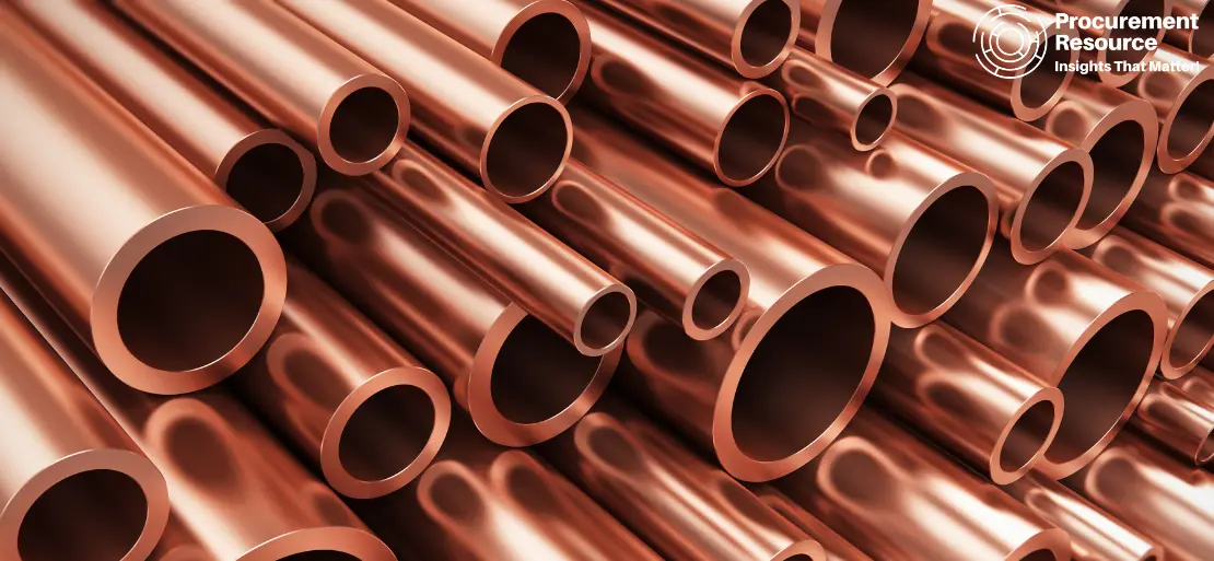 Copper Prices Have Dropped Below USD 9,100 Per Tonne, a 15 Percent Drop from Their All-Time High