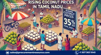 Coconut and copra prices in Tamil Nadu have risen recently