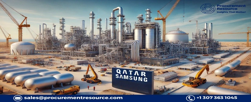 Qatar Samsung E&A signs a contract worth USD 480 million with Ras Laffan Petrochemicals to make Ethylene Storage Plant